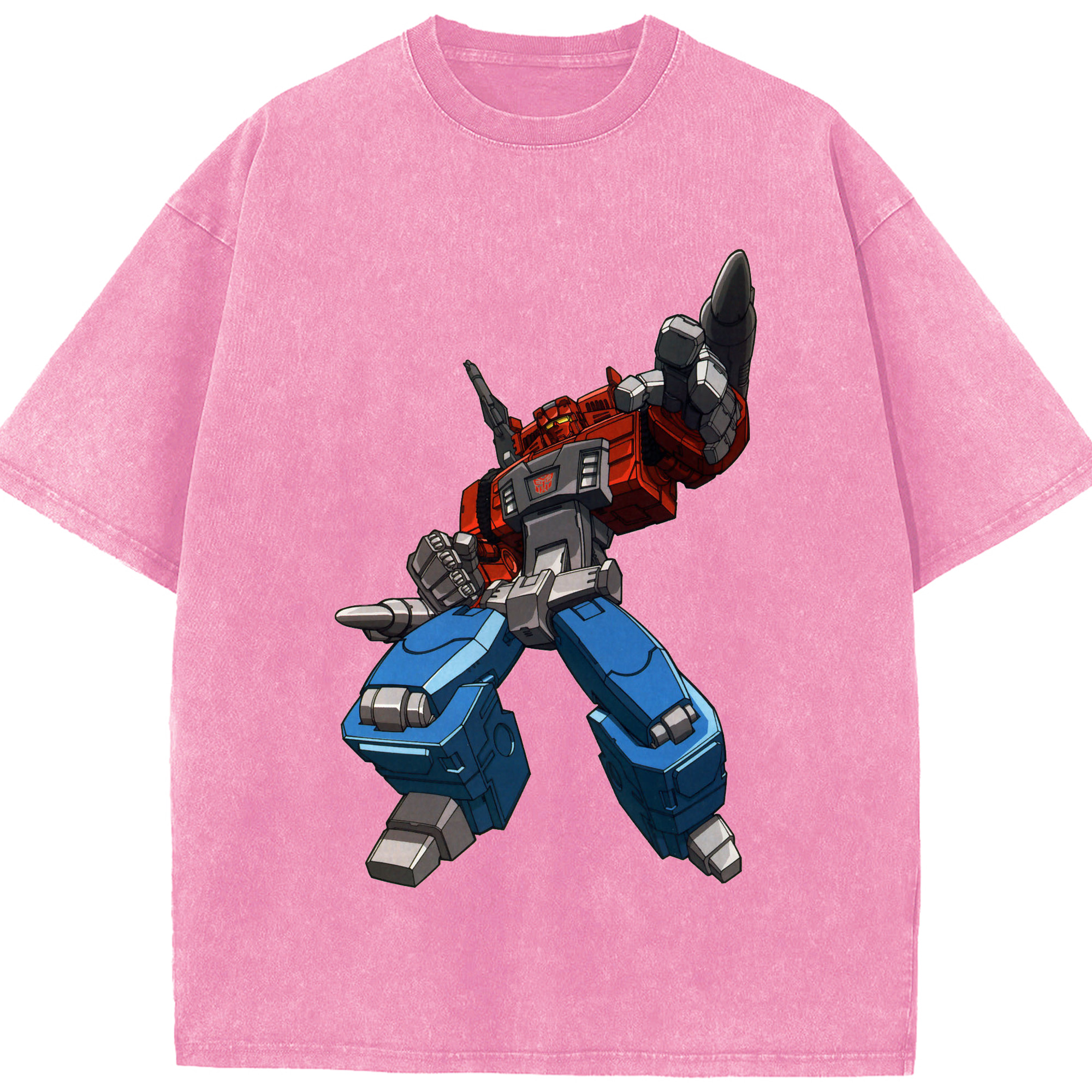 （画像用）  綿100% ヴィンテージ風 半袖Tシャツ（フロントプリント）